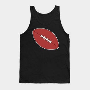 American Football Sticker Style Design Tank Top